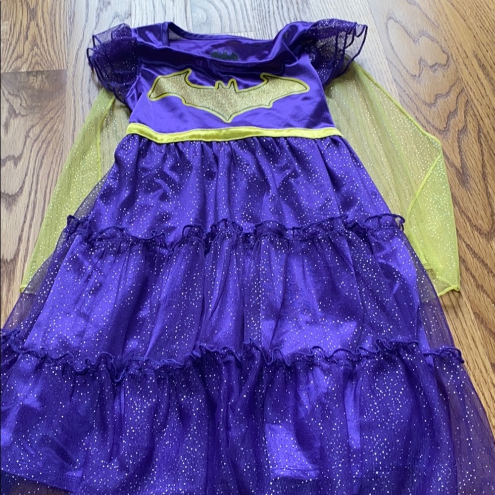 Batgirl costume/dress Sz 4/5T